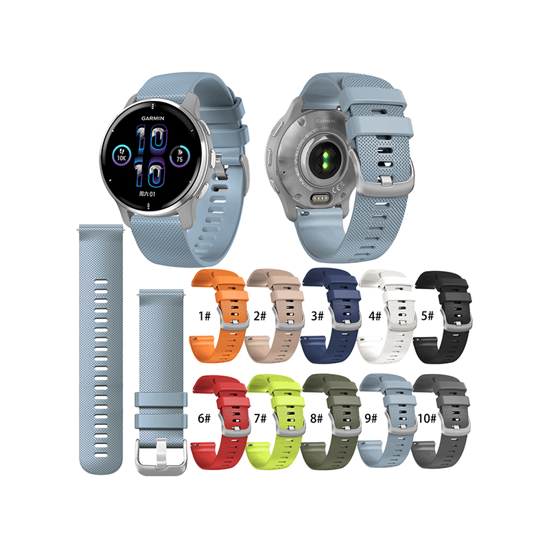 Quickrelease Silicone Watch Strap 22mm For Garmin/Samsung/Huawei Suunto Replacement
