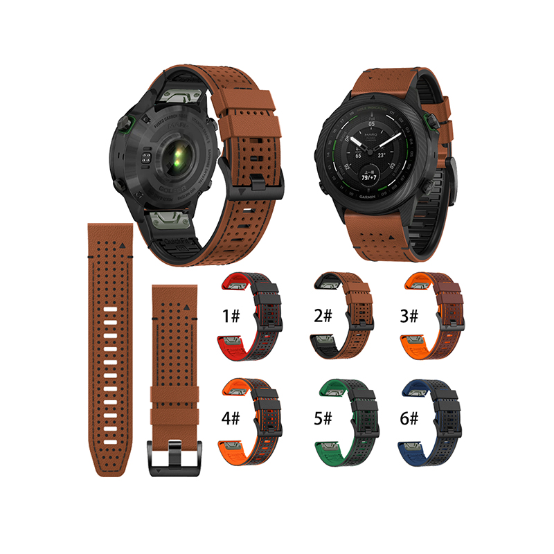 Suitable For Garmin Fenix5/5X/6/6X/7/7X/8-47/8-51 QuickFit Composite Material Strap 22+26mm