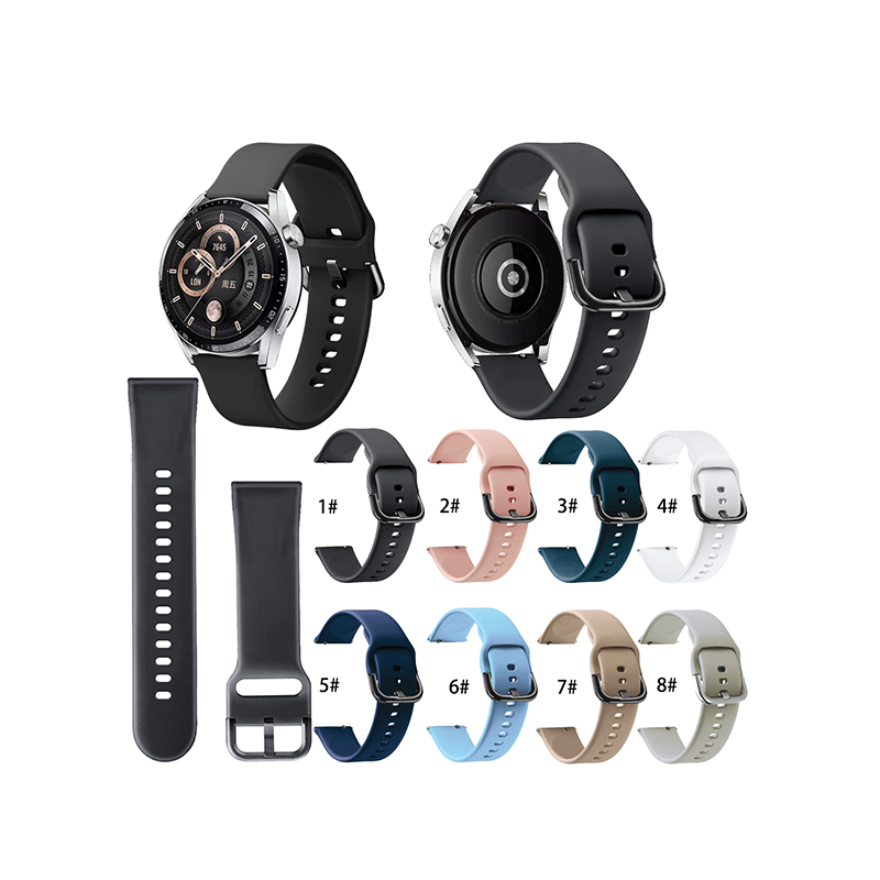 Quickrelease Silicone Watch Strap 22mm For Garmin/Samsung/Huawei Suunto Replacement