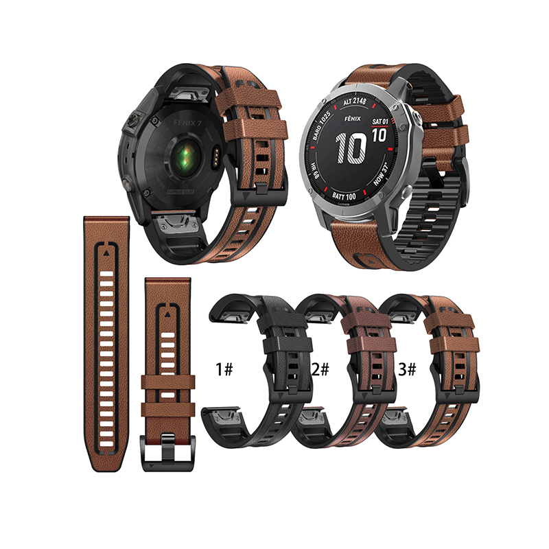 Suitable For Garmin Fenix5/5X/6/6X/7/7X/8-47/8-51 QuickFit Composite Material Strap 22+26mm
