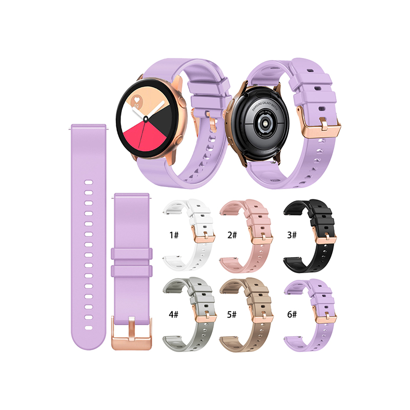 Quickrelease Silicone Watch Strap 20mm Suitable For Garmin/Samsung/Huawei/Suunto And Other Brand Watch Strap Replacement