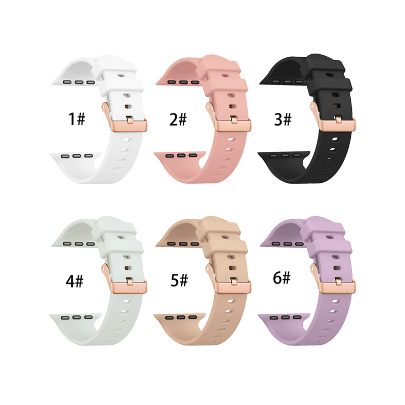 Suitable For Apple Watch/Iwatch38/40/41 Dial Silicone Strap