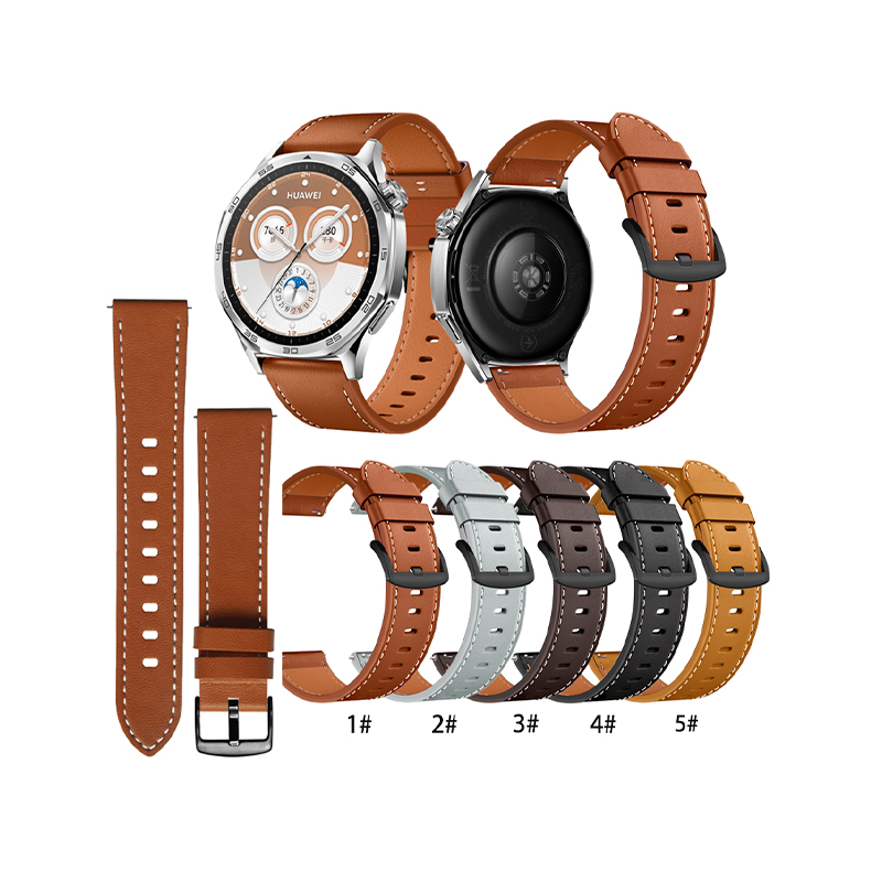 Suitable For Huawei Watch GT-46mm Leather Strap 22mm