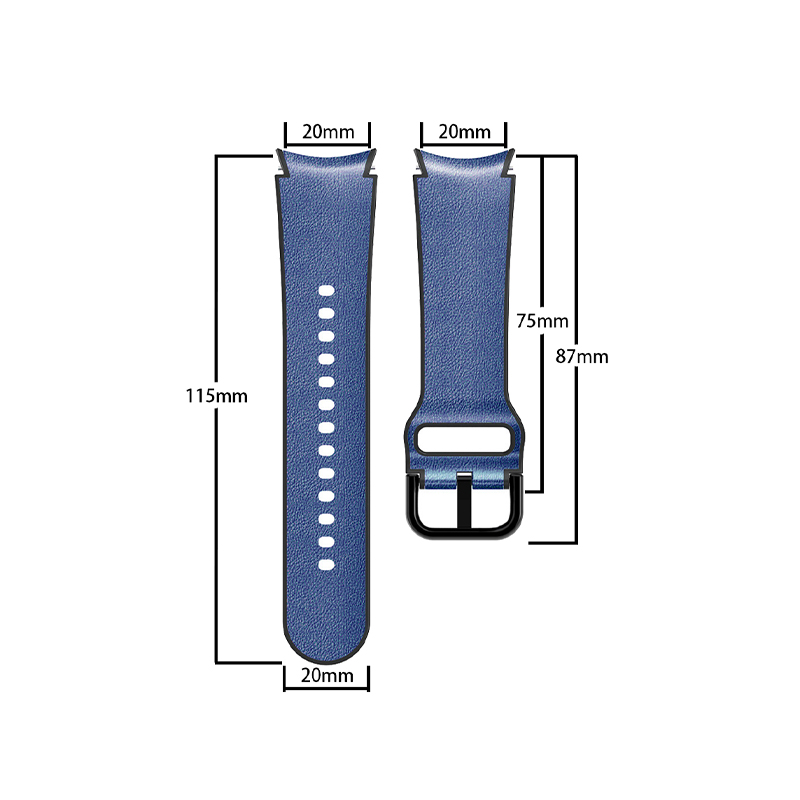 Suitable For Samsung Galaxy Watch Ultra Silicone Two-Color Strap