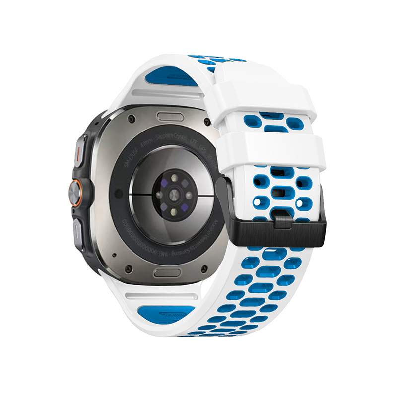 Suitable For Samsung Galaxy Watch Ultra Silicone Two-Color Strap
