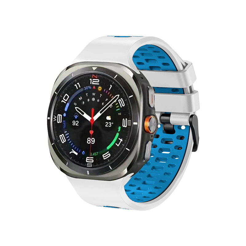Suitable For Samsung Galaxy Watch Ultra Silicone Two-Color Strap