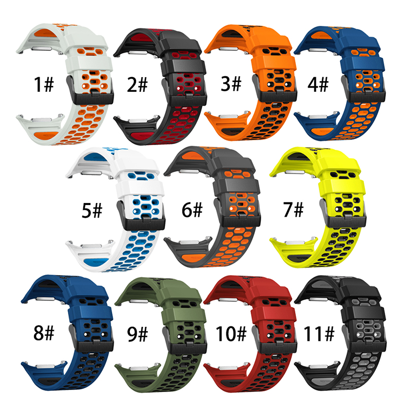 Suitable For Samsung Galaxy Watch Ultra Silicone Two-Color Strap
