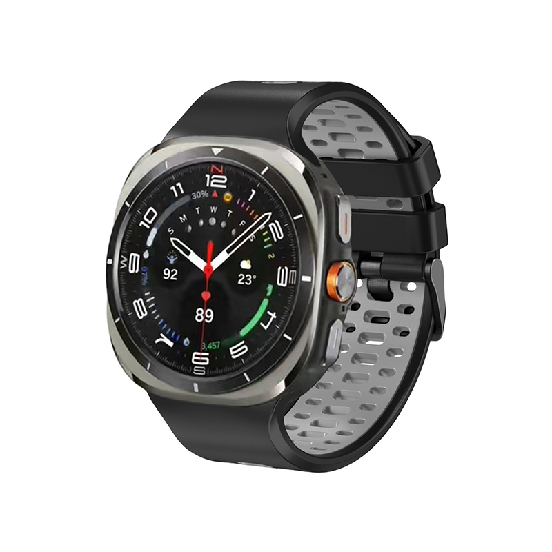 Suitable For Samsung Galaxy Watch Ultra Silicone Two-Color Strap