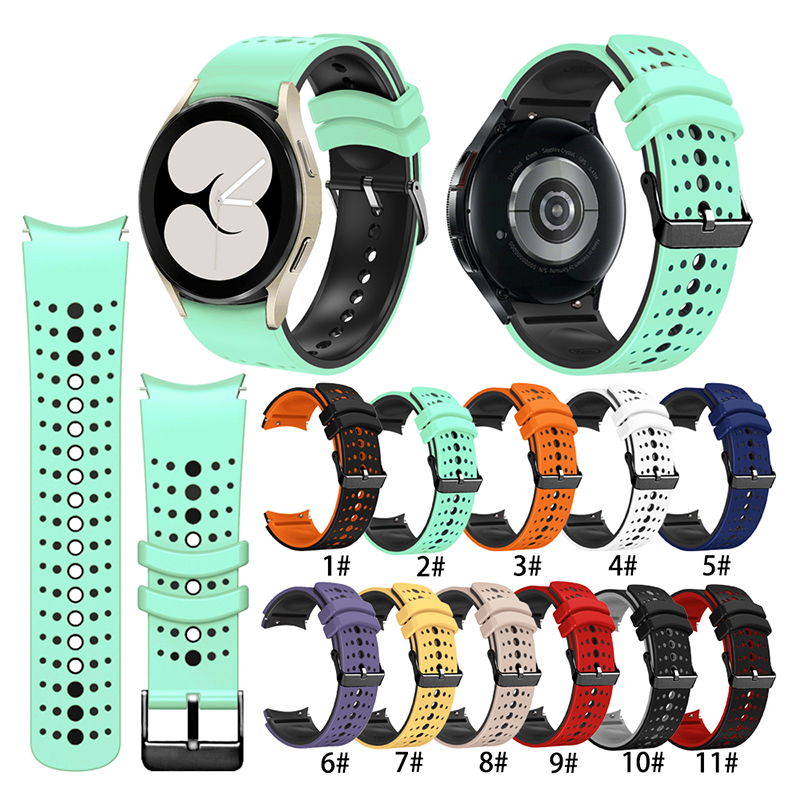 Suitable For Samsung Galaxy Watch Ultra Silicone Two-Color Strap
