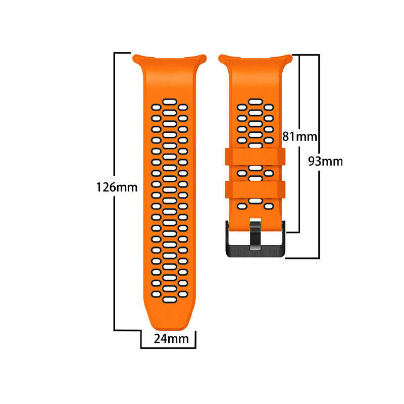 Suitable For Samsung Galaxy Watch Ultra Silicone Two-Color Strap